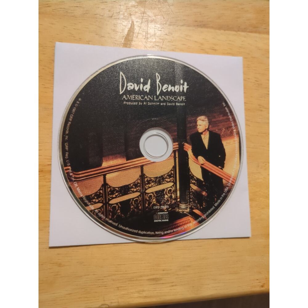 American Landscape by David Benoit (CD, Promo, 1997, GRP) Disc Only